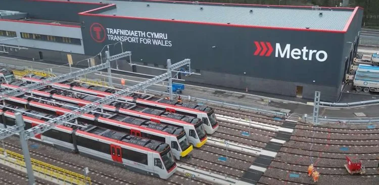 Transport for Wales train depot